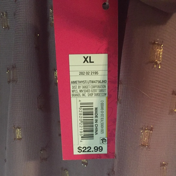 Sheer Purple Top with Bell Sleeves - Picture 5 of 5